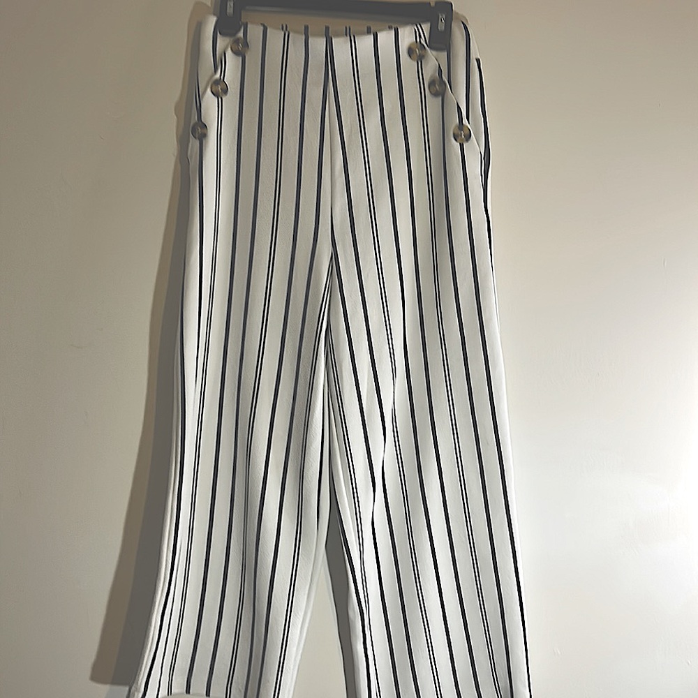 Derek Heart striped wide leg pants Size L